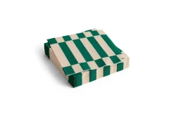 Hay - Pattern Napkins - Off-white and green - Cocktail