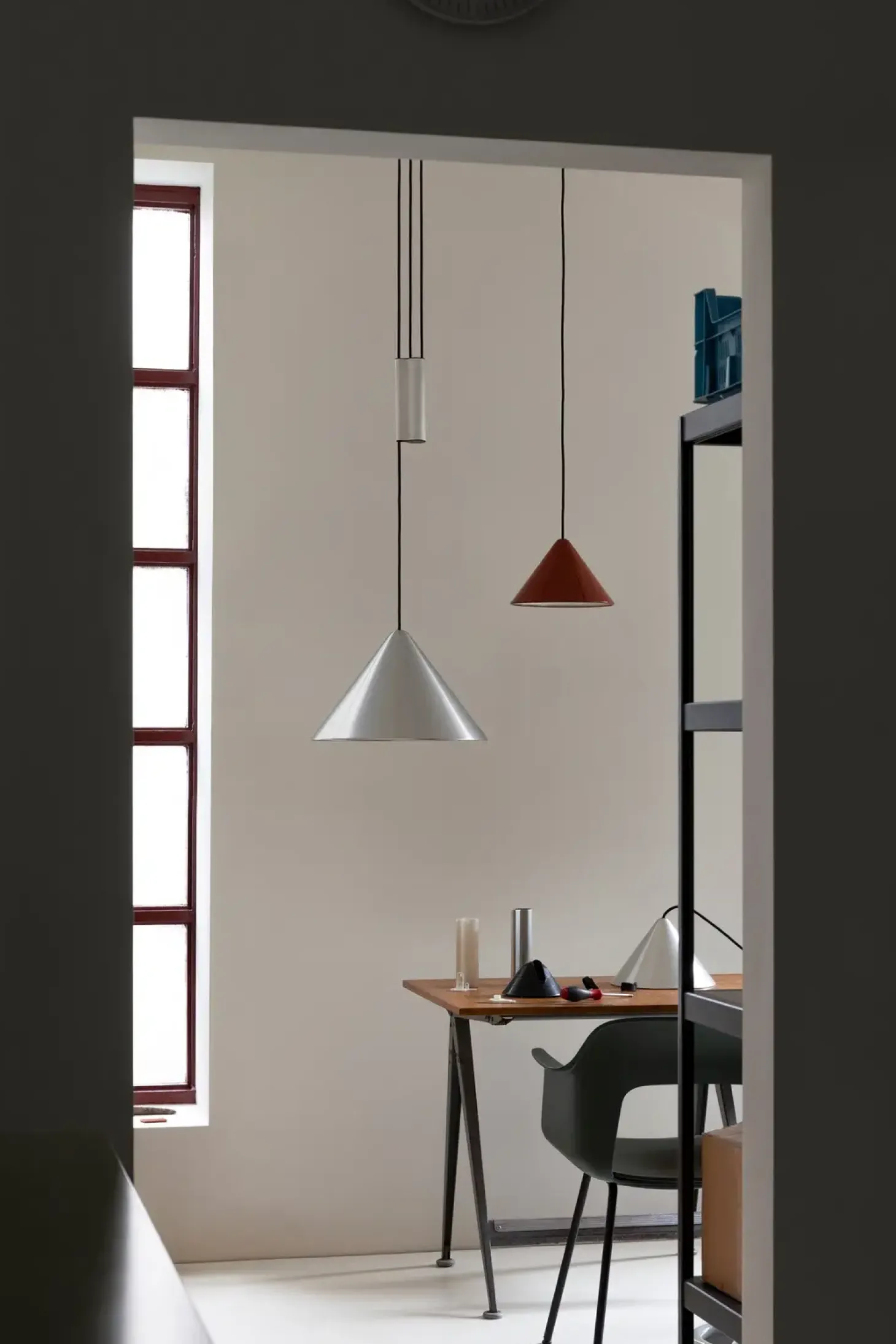 HAY - Pendel Lampe - Compass - Justerbar - Sort