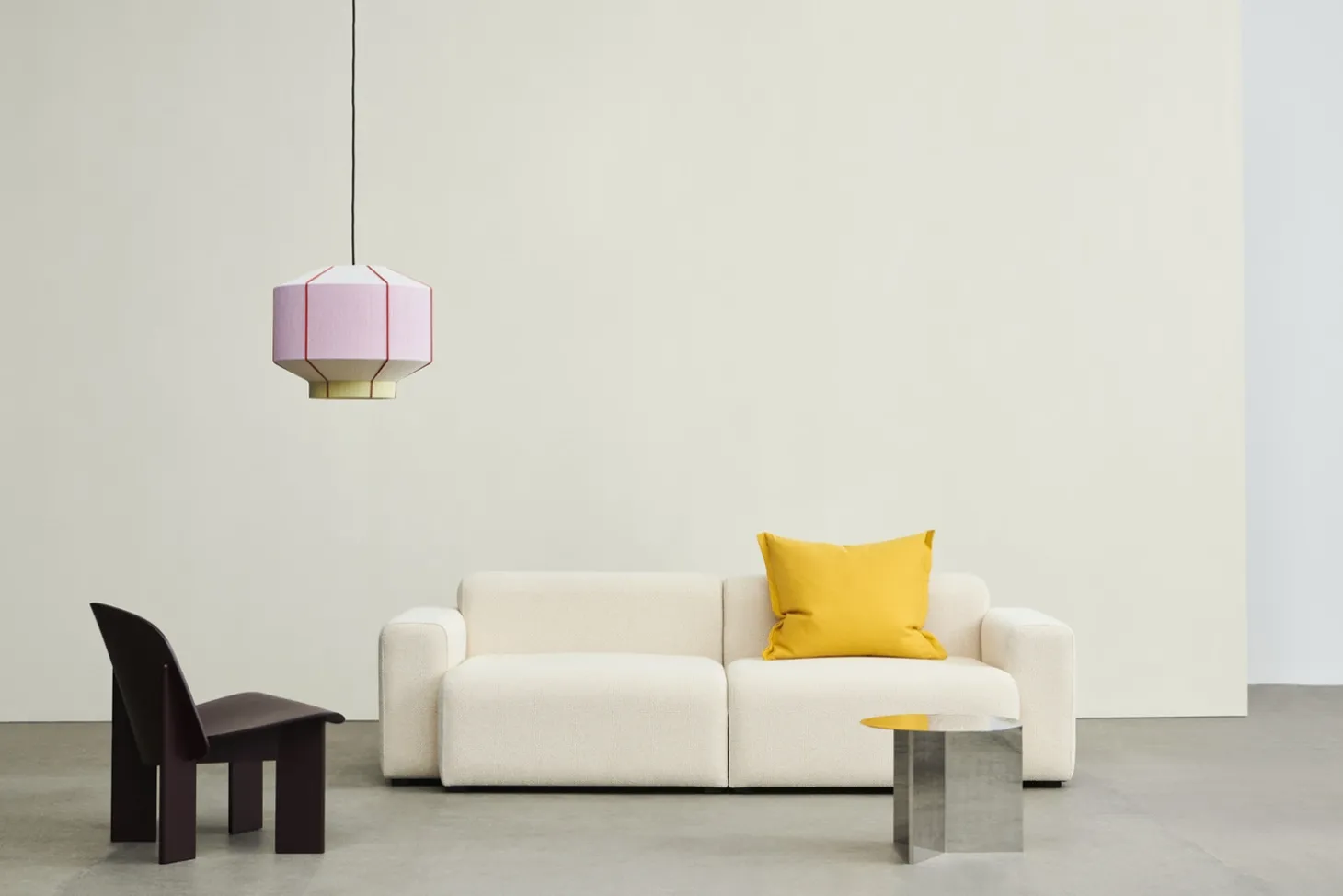 Hay - Plica Cushion - Story - Yellow