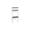 Hay - Reol - Pier System 11 - 1 kolonne - Sort/Stål - 82 X 46,5 X 209 cm