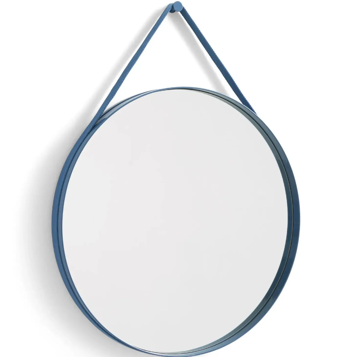 HAY - "Strap Mirror" Spejl Ø70 cm - Blå