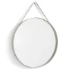 HAY - "Strap Mirror" Spejl Ø70 cm - Lys grå