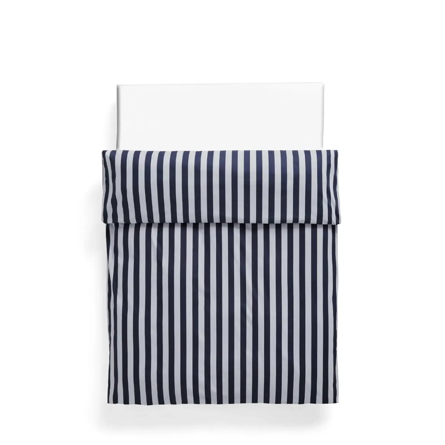 HAY - Été Bed Linen - Dynebetræk - midnight blue og light grey (140 x 200 cm)