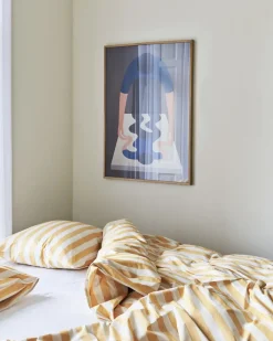 HAY - Été Bed Linen - Dynebetræk - varm gul (140 x 200 cm)