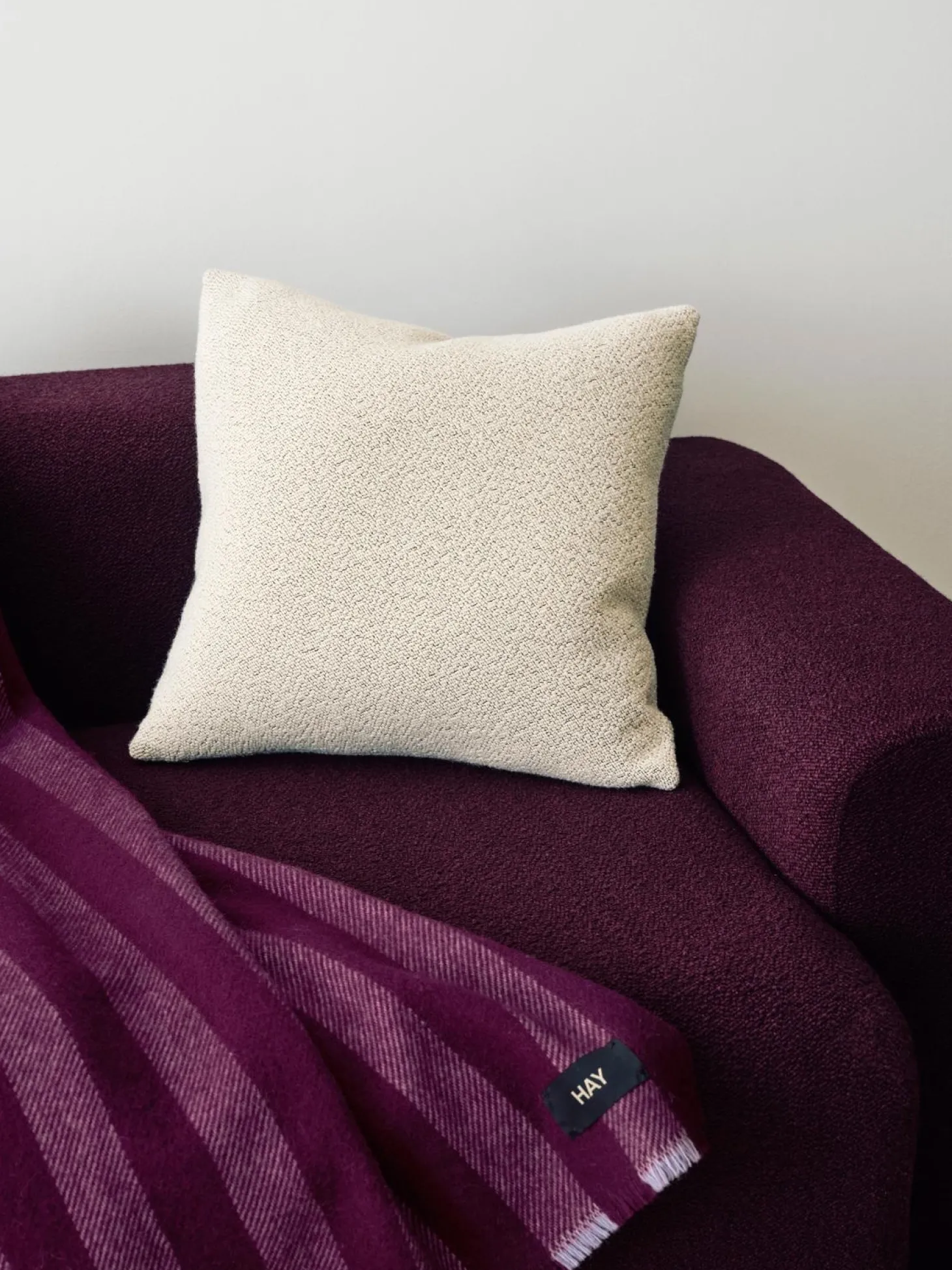Hay - Texture Cushion Cover - 50 x 50 - Cream melange