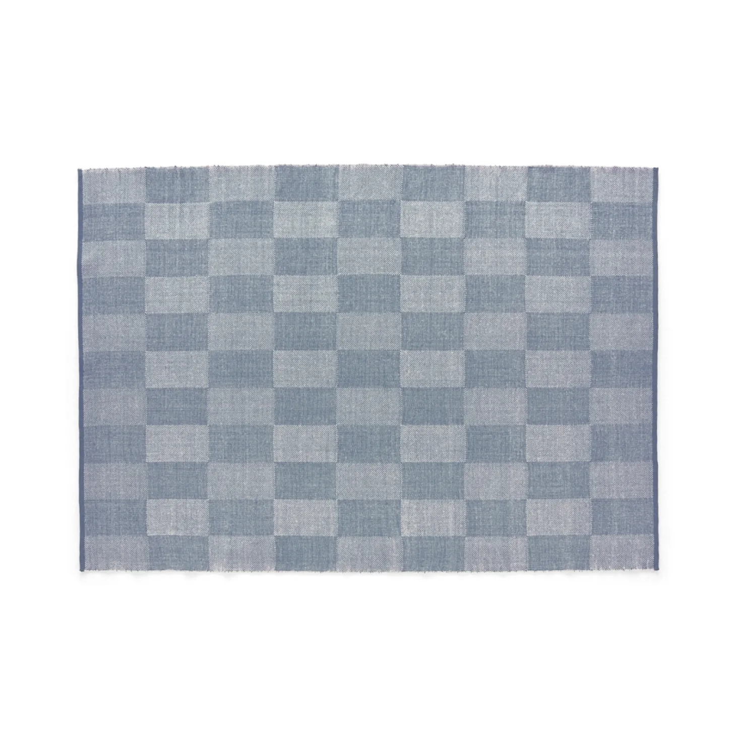 HAY - Tæppe Check Rug - Light Blue S/Lyseblå - 170 x 240 cm