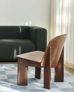 HAY - Tæppe Check Rug - Light Blue S/Lyseblå - 170 x 240 cm