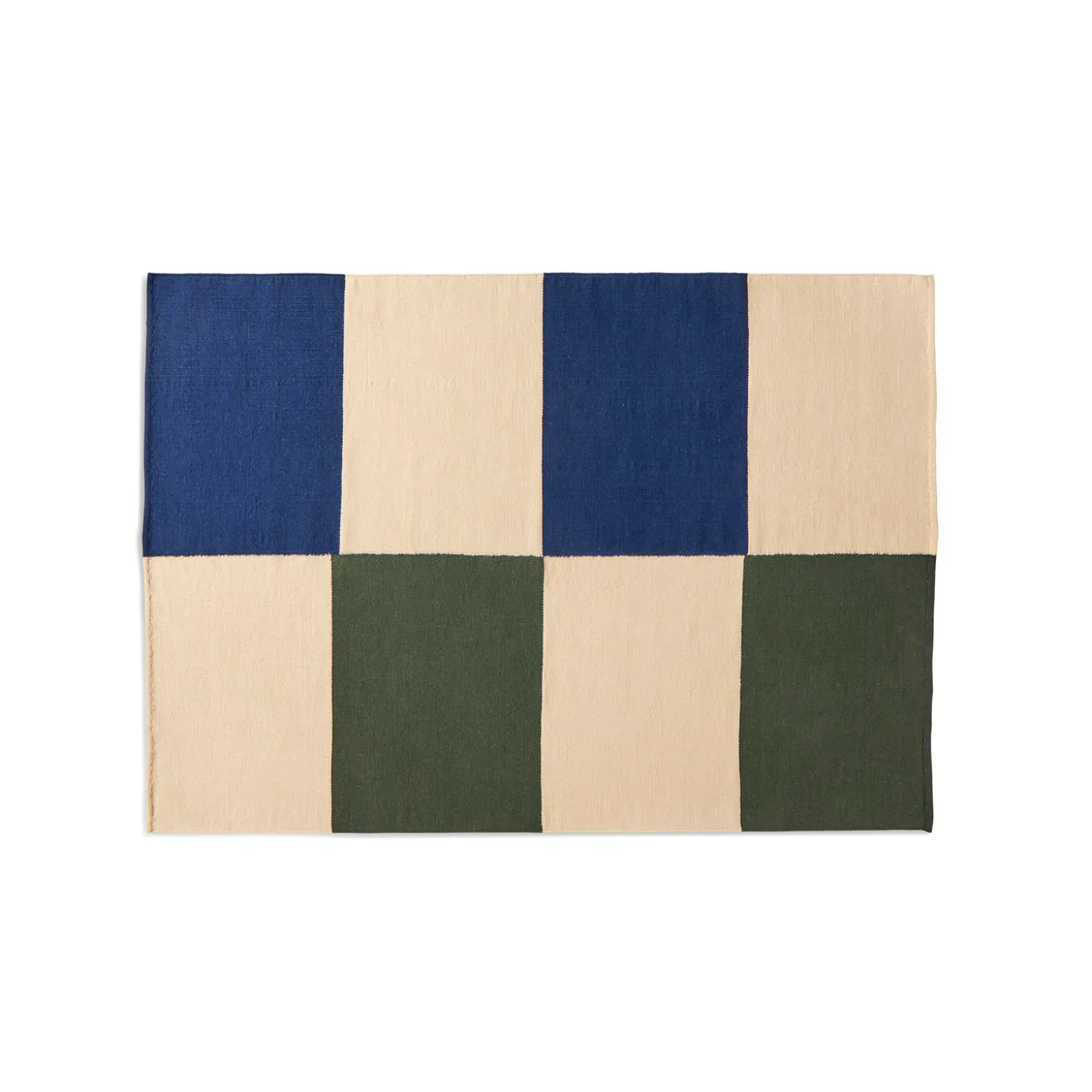 Hay - Tæppe - Ethan cook flat works - peach green check - str. 170 x 240 cm