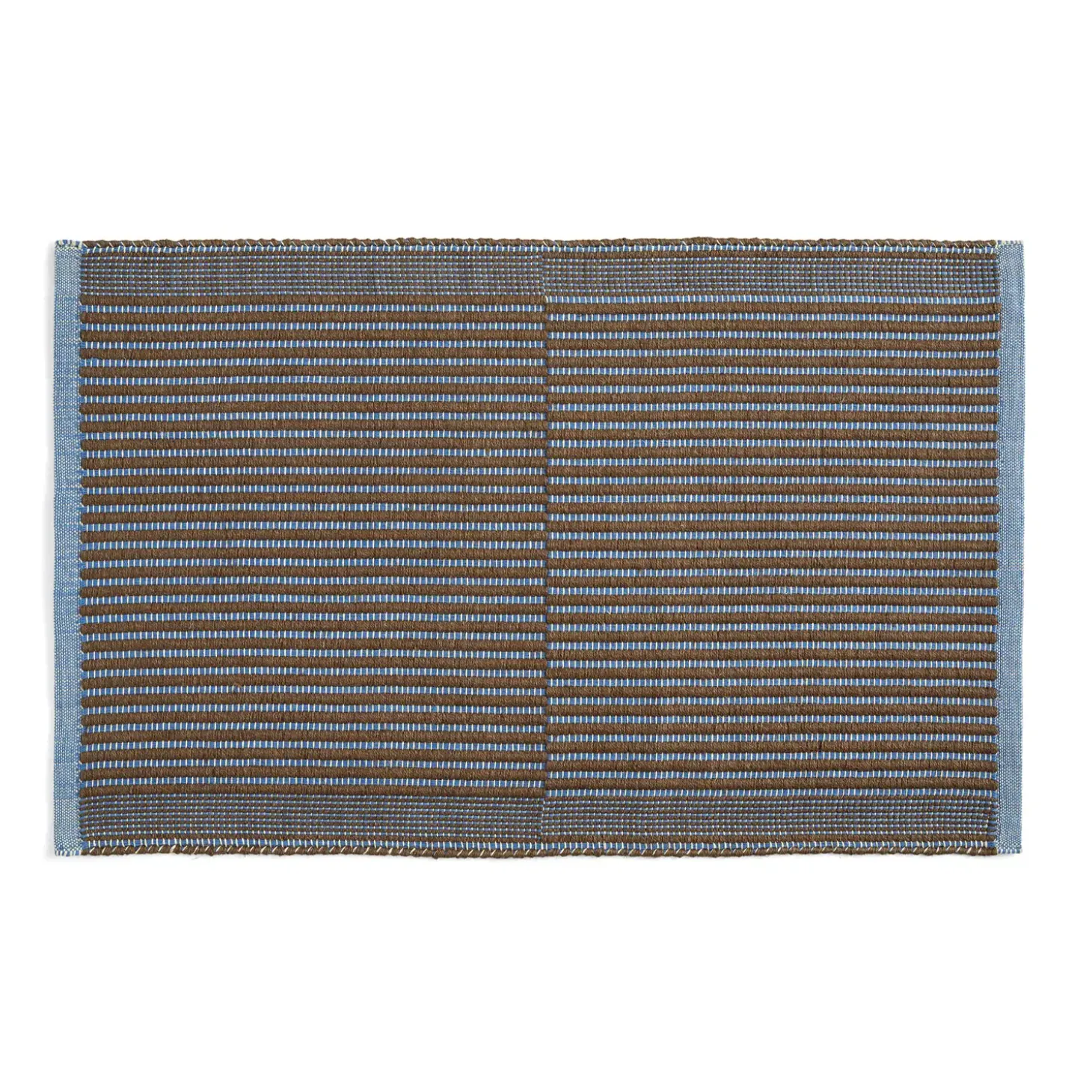 HAY - Tæppe - Tapis - Brun og Blå / Chestnut and Blue - 60x95 cm