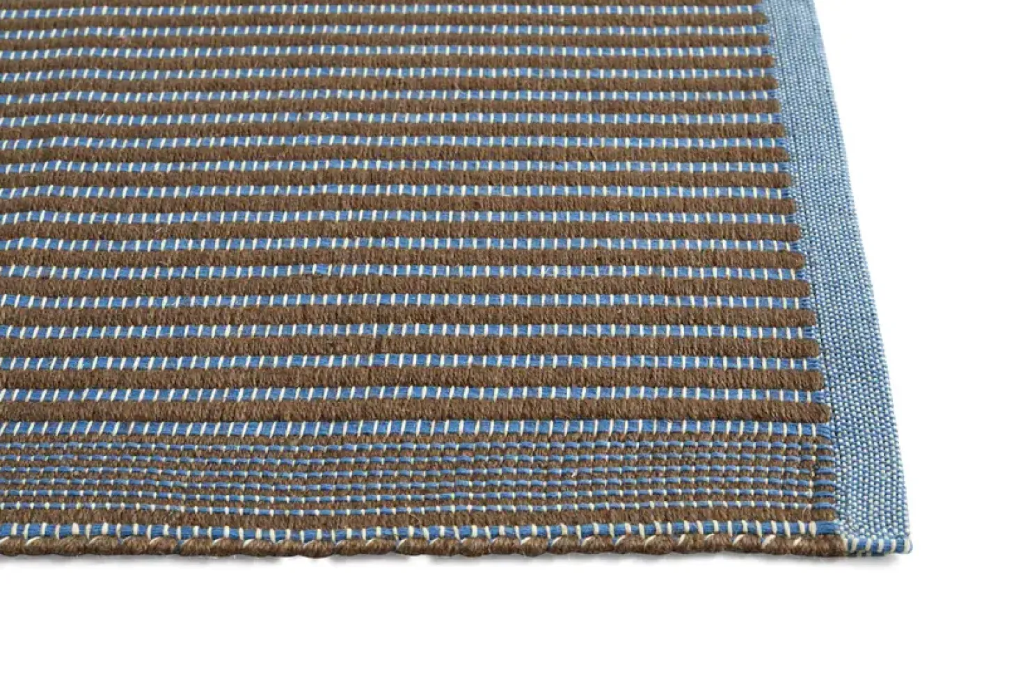 HAY - Tæppe - Tapis - Brun og Blå / Chestnut and Blue - 60x95 cm
