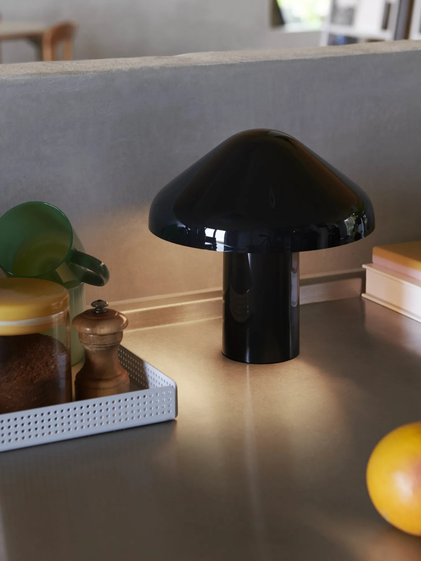 HAY - Transportable Bordlampe - Pao Portable - Cool Grey