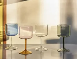 HAY - Vinglas - Tint Wine Glass - Set of 2 / Blue and Clear