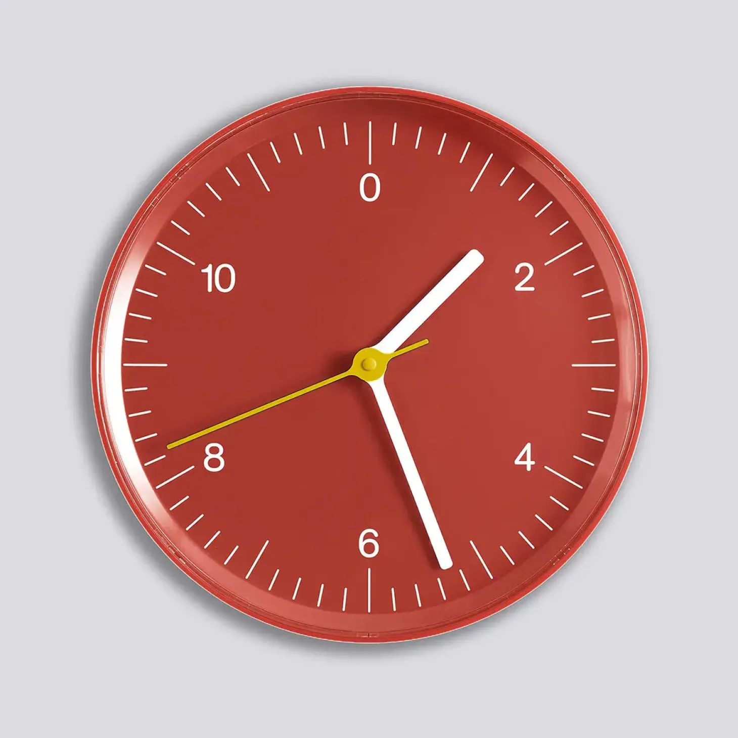 Hay - Wall Clock (Recycled) - Rød