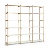 Hay - Woody Shelving 2.0 Column High - Hvid/Eg - 18 hylder