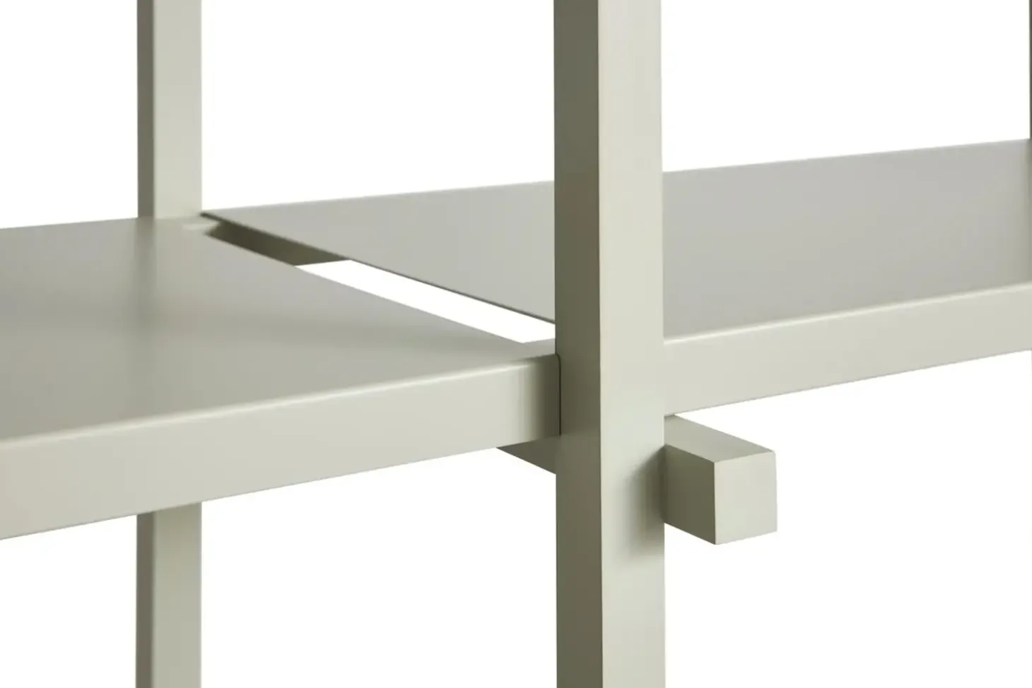 Hay - Woody Shelving 2.0 Column High - Grå - 6 hylder