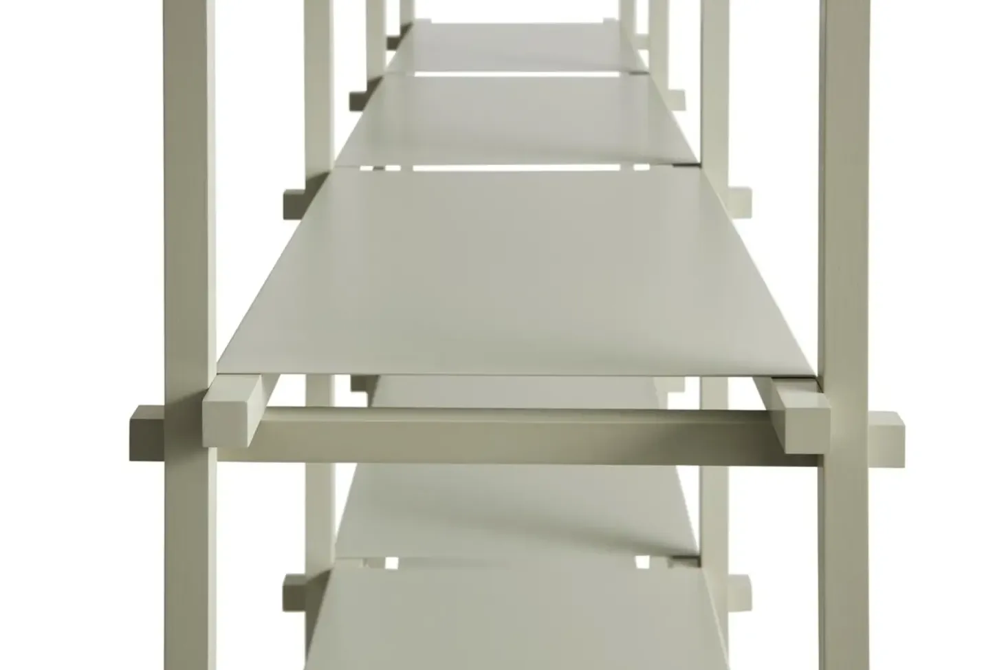 Hay - Woody Shelving 2.0 Column High - Grå - 6 hylder