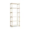 Hay - Woody Shelving 2.0 Column High - Hvid/Eg - 6 hylder