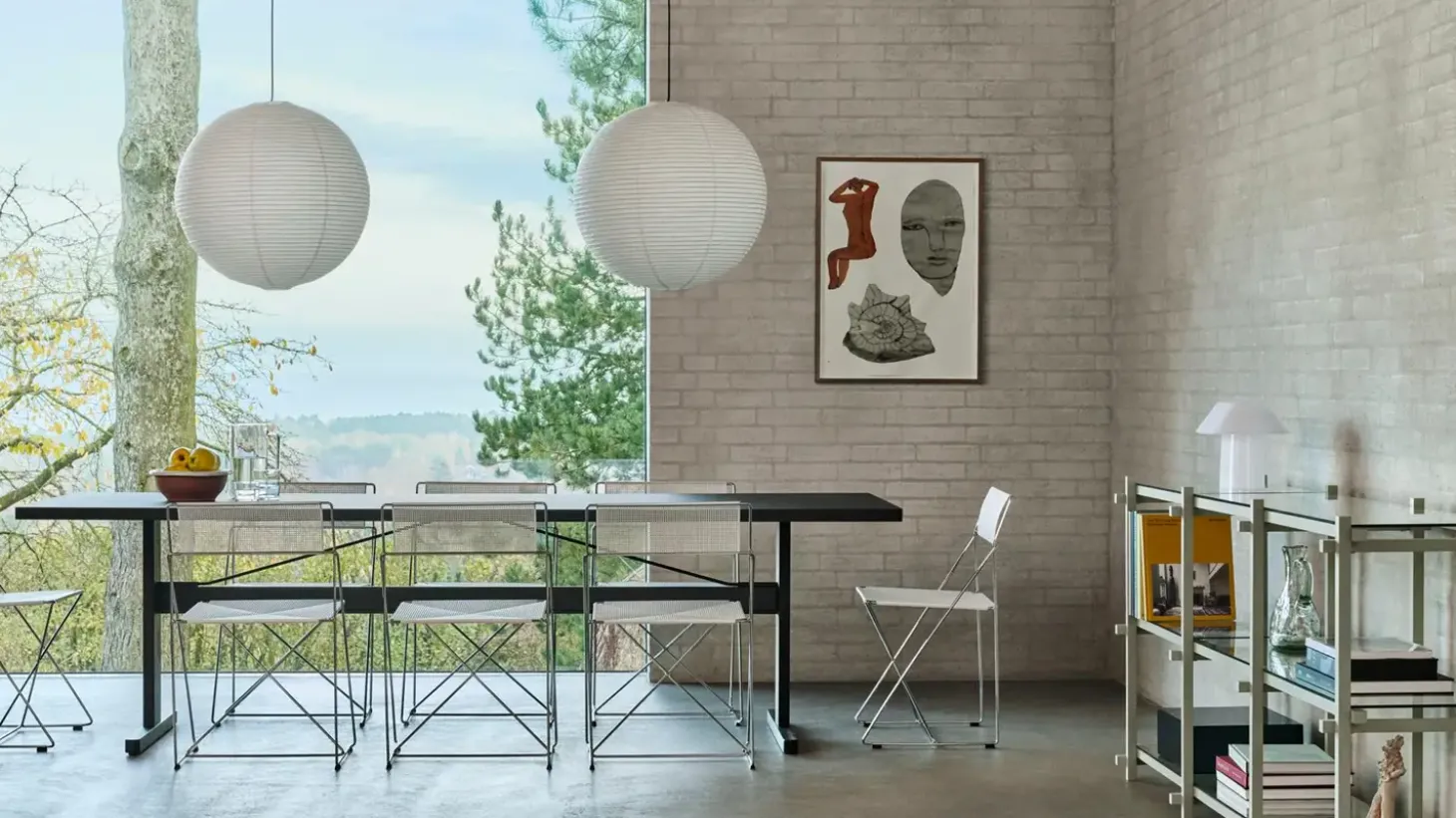 Hay - Woody Shelving 2.0 Column Low - Klar Glas/Eg - 9 hylder