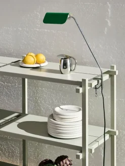 Hay - Woody Shelving 2.0 Column Low - Grå bøg - 9 hylder