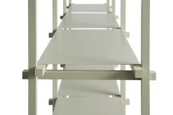 Hay - Woody Shelving 2.0 Column Low - Grå bøg - 9 hylder