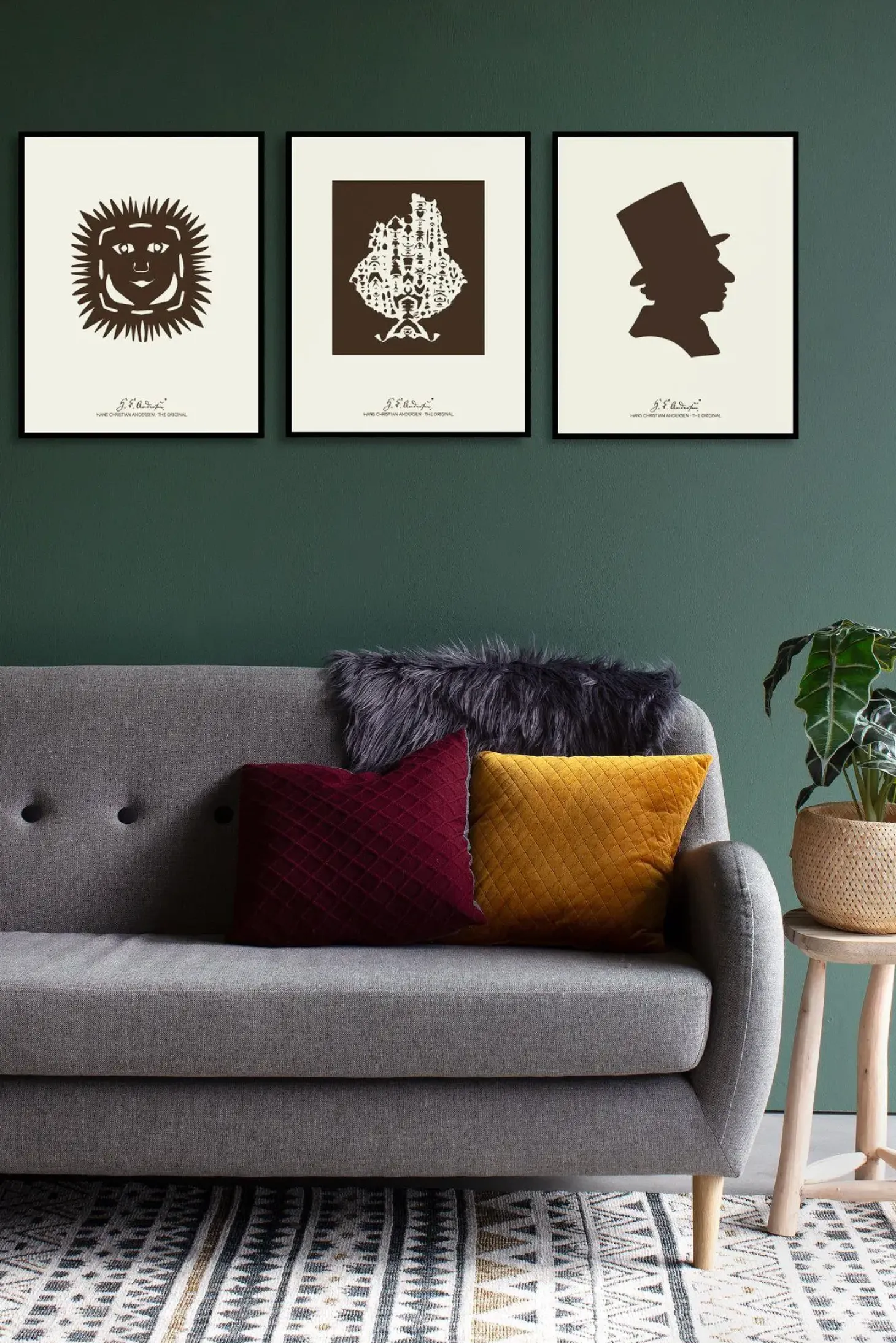 H. C. Andersen - Plakat i ramme - Brudstykke - 40x50 cm