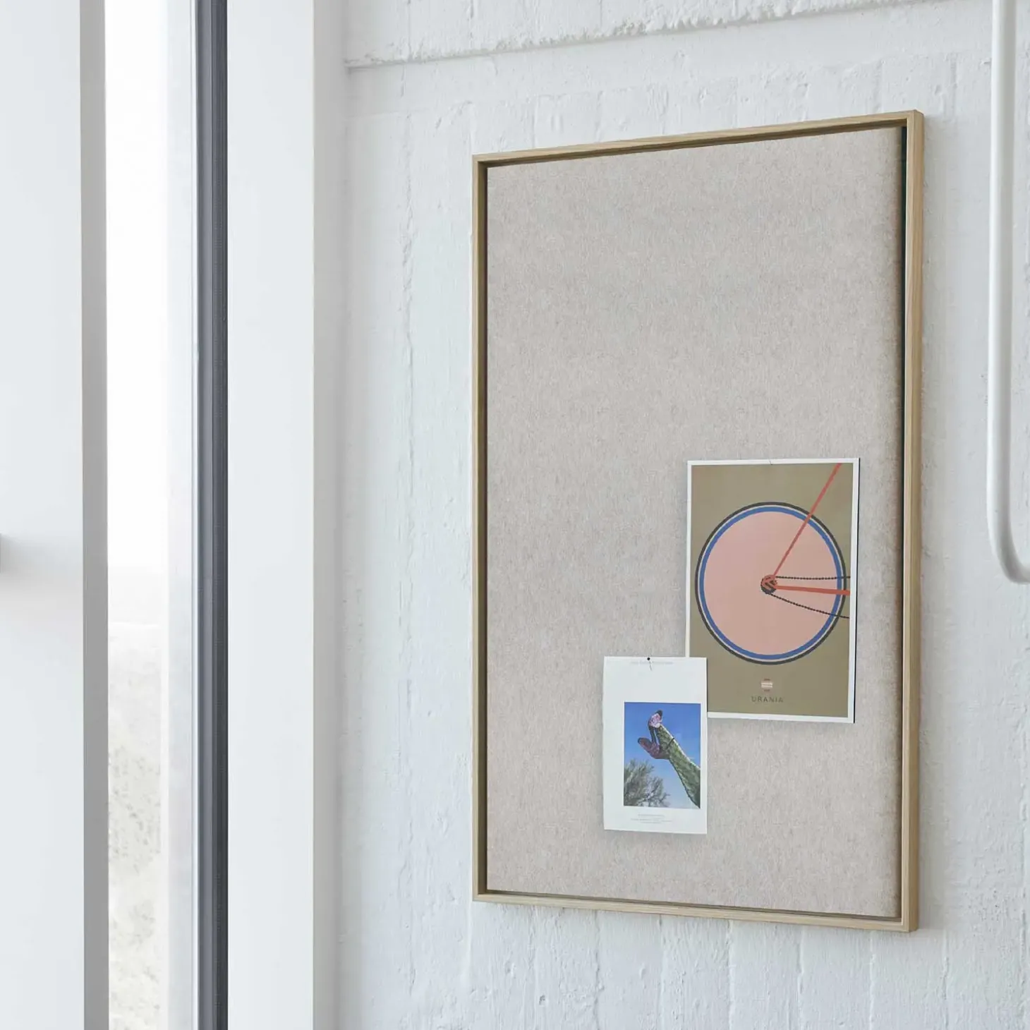 Hemverk - Opslagstavle m. akustiske egenskaber - Recy - Beige - 60x100