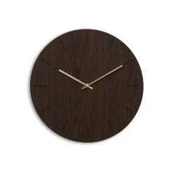 Hemverk - Vægur - Dark Oak - Mørk Eg/Kobber - Ø38 cm