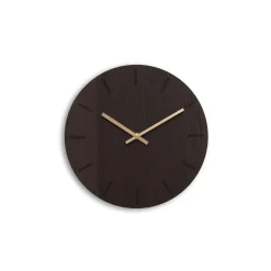 Hemverk - Vægur - Dark Oak - Mørk Eg/Kobber - Ø28 cm