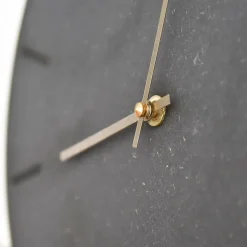 Hemverk - Vægur - Gunpowder - Sort/Guld - Ø28 cm