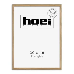 HOEI 120 - billederamme - MASSIV EG 30X40 cm - PLEXIGLAS billederamme
