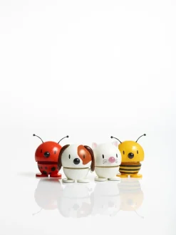 Hoptimist - Animals - Bee, gul - Hummelbi 9x5 cm