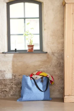 Horredsmattan - Strandtaske - Beach Bag - 70 x 53 cm - Blå / Blue