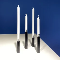 Hove Home - Adventstal til lysestager - Black Powder Coated Steel