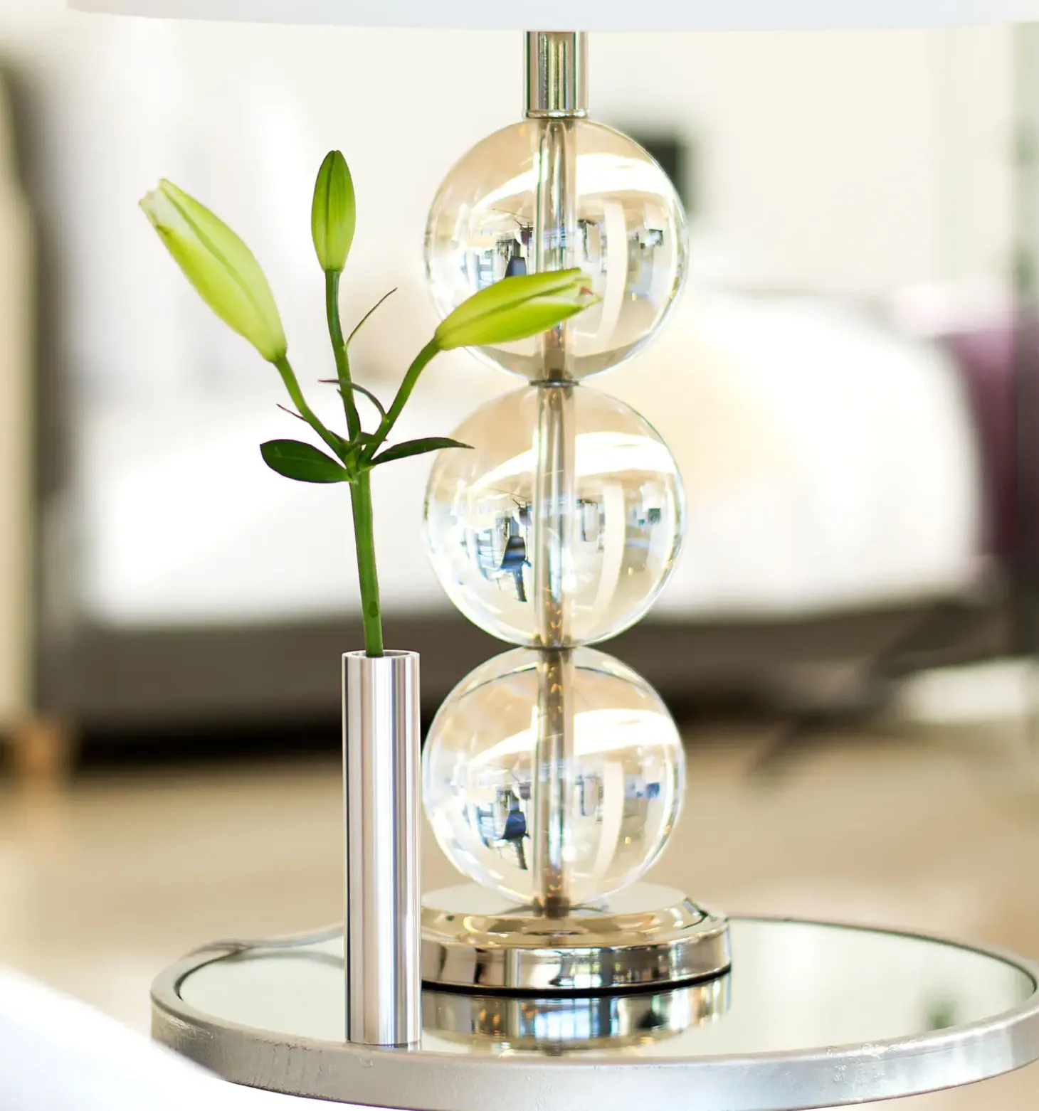 Hove Home - Slim Vase Rustfri stål - Højde 14 cm