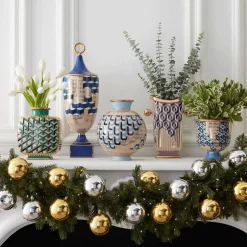 Jonathan Adler - Vase - Versailles Puzzle - 19,7 x 23,5 cm