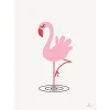 KAI Copenhagen - Plakat med flamingo - 50x70 cm.