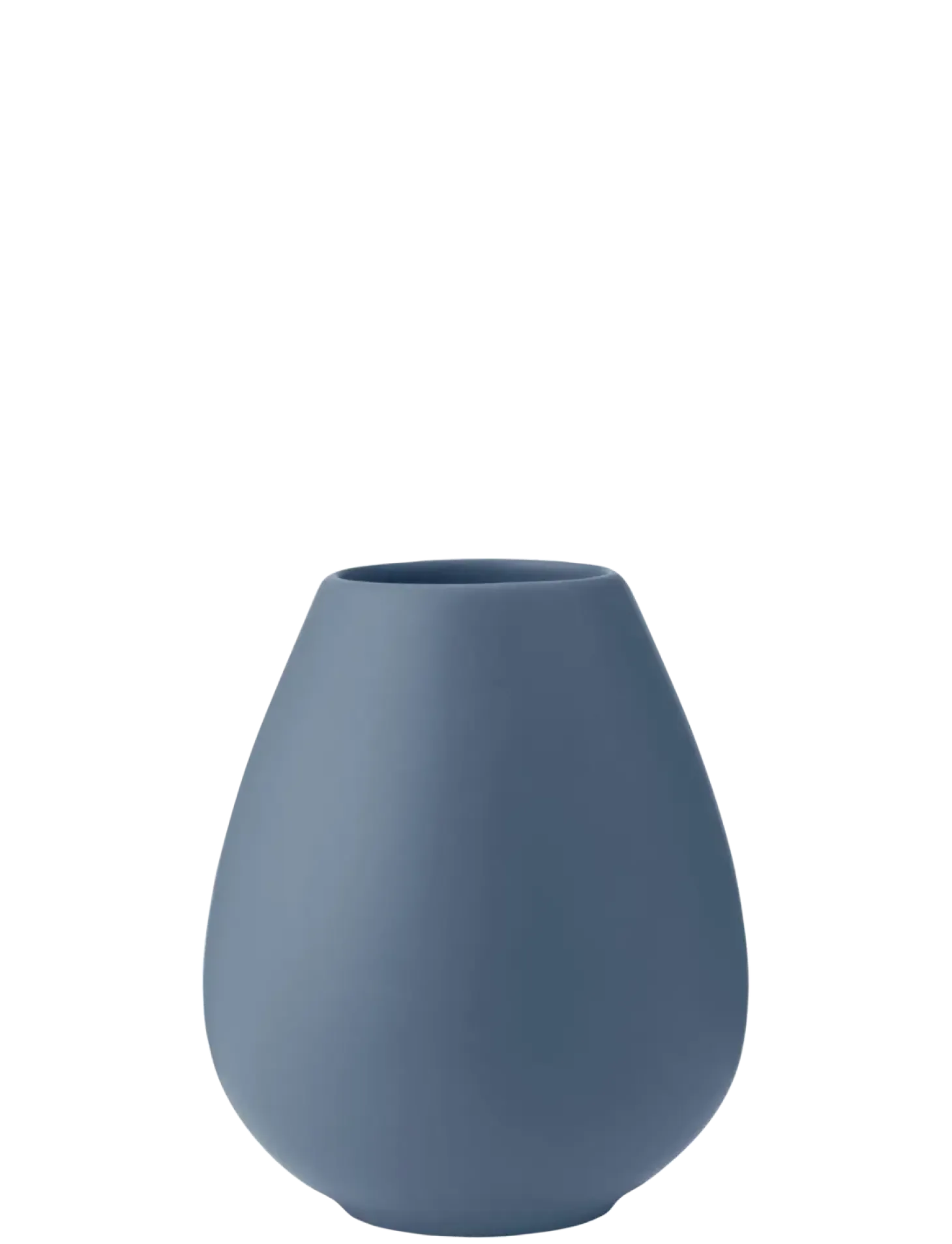Knabstrup Keramik - Earth vase H 14 cm dusty blue