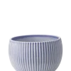 Knabstrup Keramik - urtepotteskjuler Ø 16 cm ripple lavender