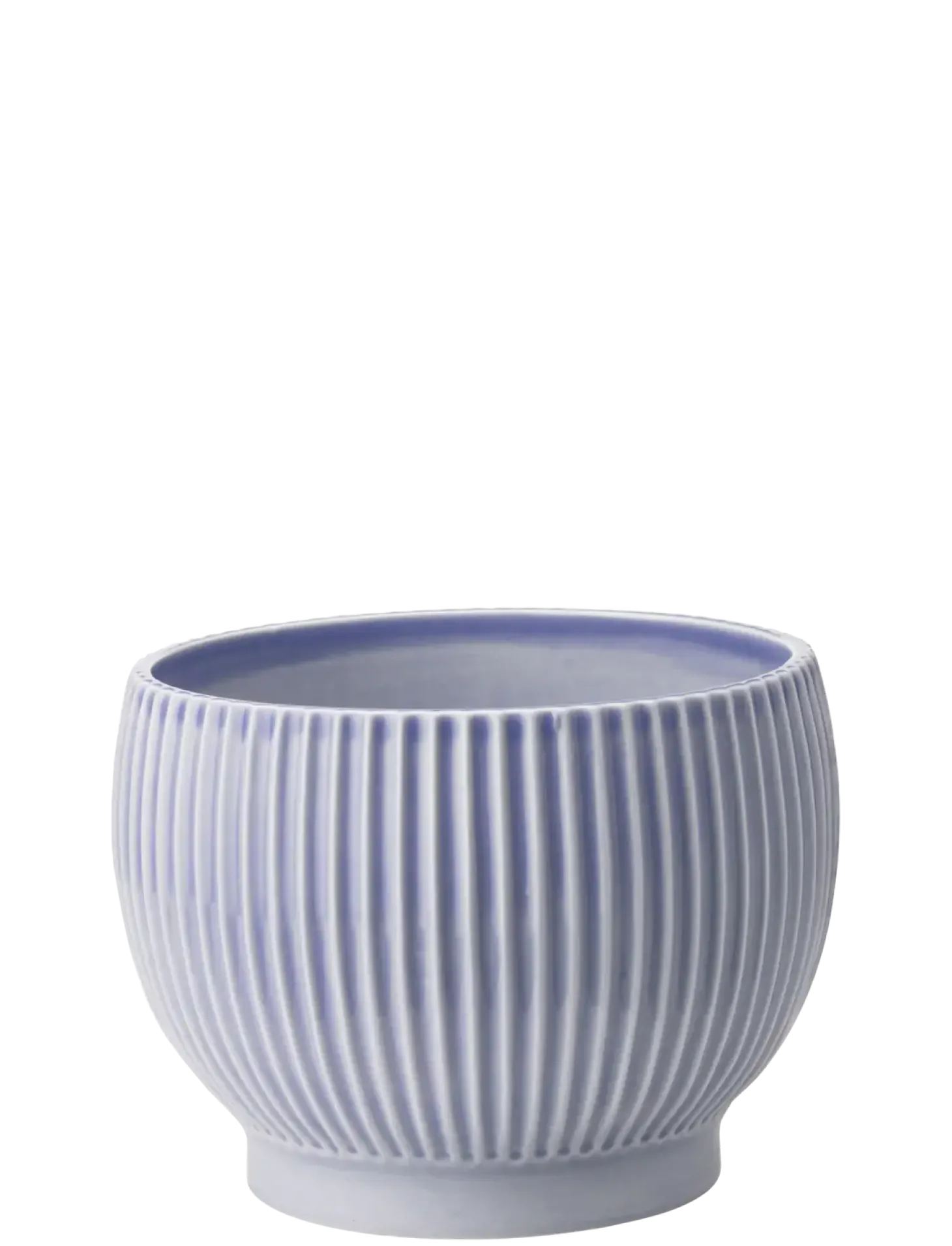 Knabstrup Keramik - urtepotteskjuler Ø 16 cm ripple lavender