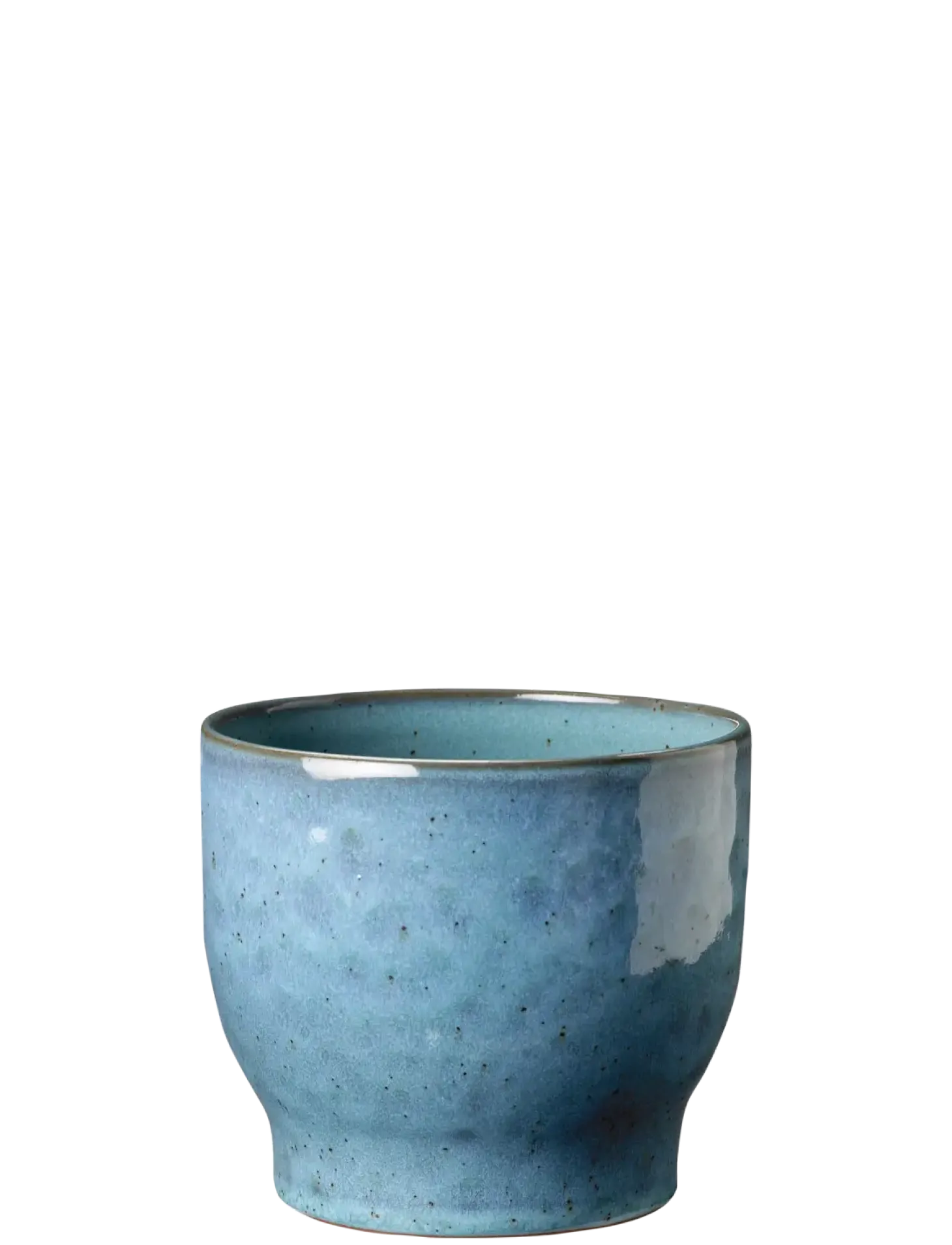 Knabstrup Keramik - urtepotteskjuler Ø 16.5 cm dusty blue