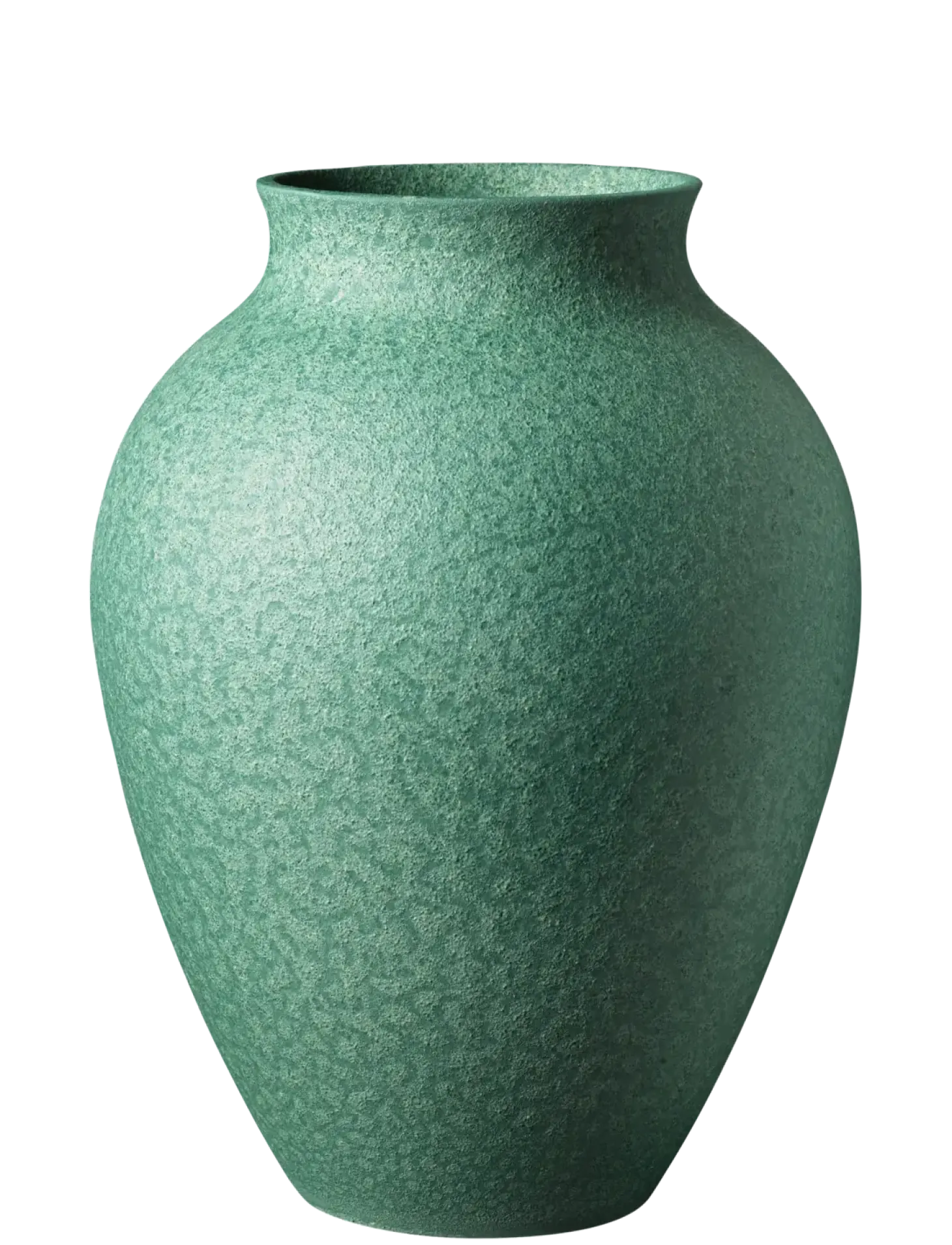 Knabstrup Keramik - vase H 27 cm verdigris green