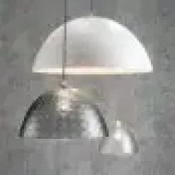 Koziol - Stella Silk lampe - Transparent grå - medium