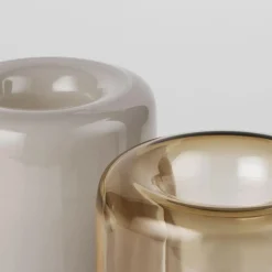Kristina Dam - Opal Vase - Small - Topaz brun