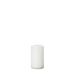 Kunstindustrien - Blok stearinlys - Hvid - 7 x 12 cm