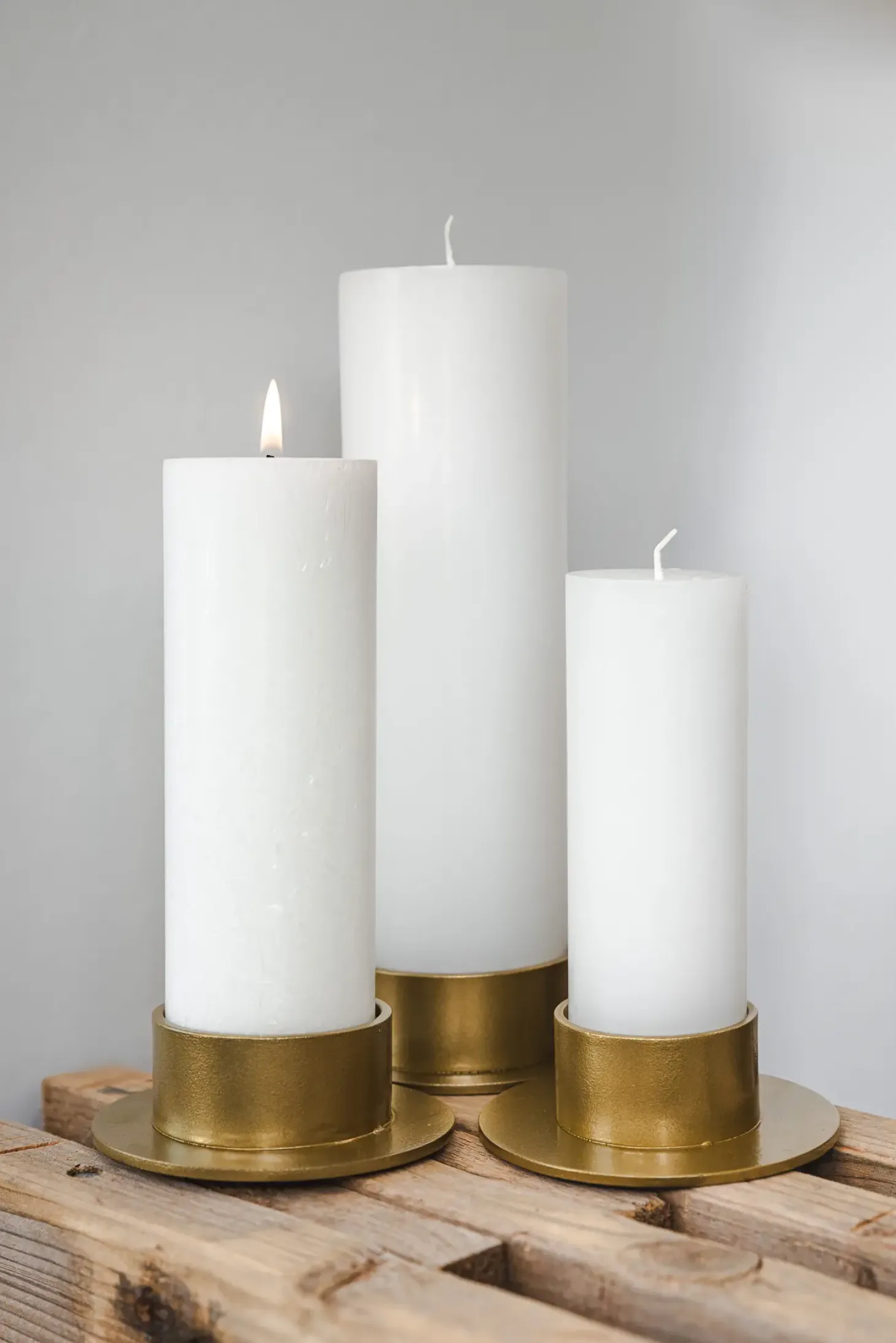Kunstindustrien - Circle lysestage Ø5 cm - Guld
