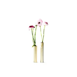 Kunstindustrien - Slim Vase - Messing - Højde 17 cm