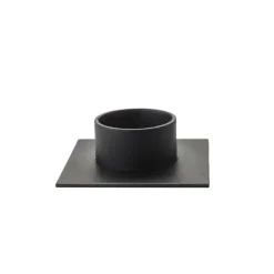 Kunstindustrien - Square lysestage Ø5 - Sort