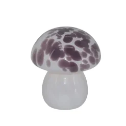 La Vida - Mushroom glaslampe LED, lille - Lavendel