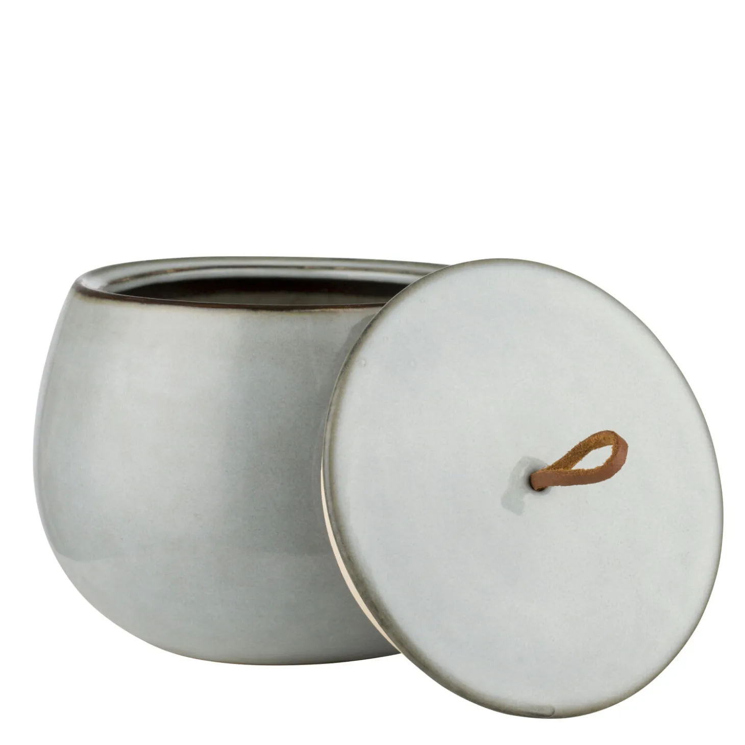 Lene Bjerre - Amera krukke H10,5 cm. grå