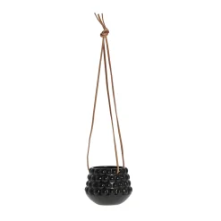 Lene Bjerre - Dotsie hængepotte Ø12cm sort